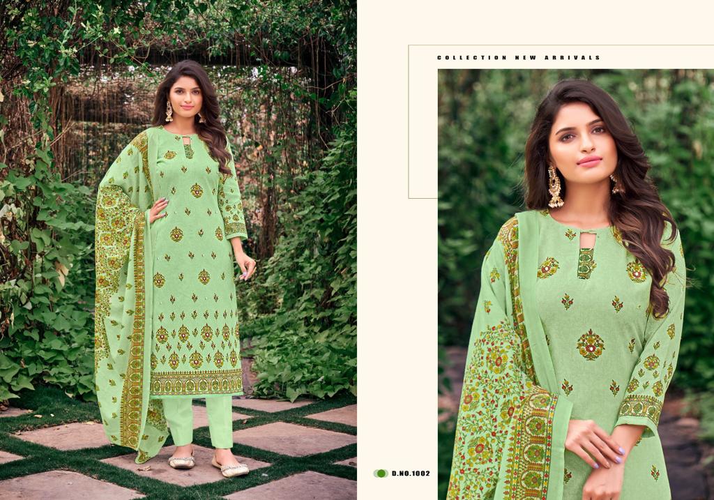 Soha By Shivang 1001-1008 Printed Cotton Dress Material Catalog